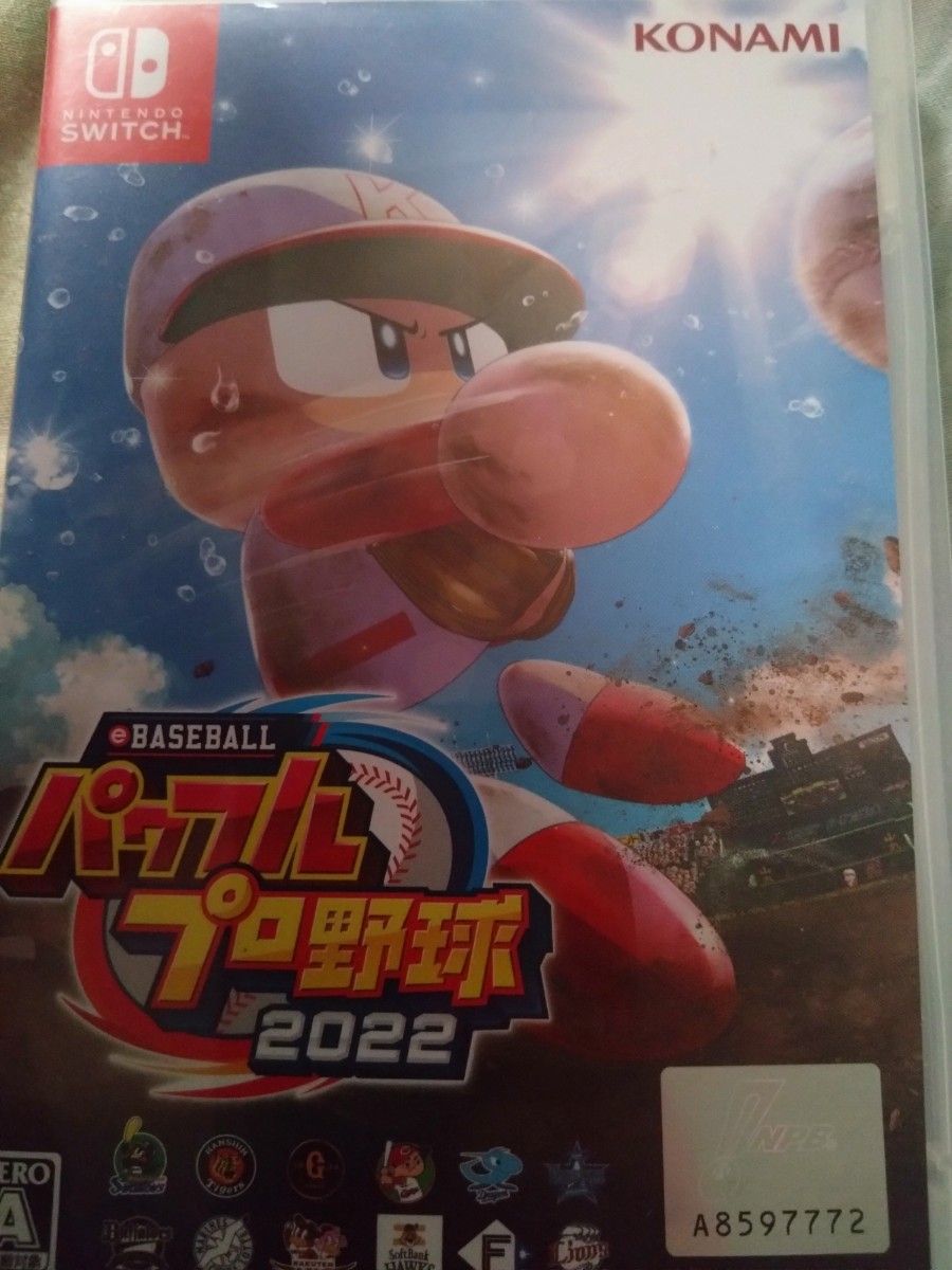 eBASEBALL　パワフルプロ野球2022　パワプロ2022  NintendoSwitch　中古　ソフト