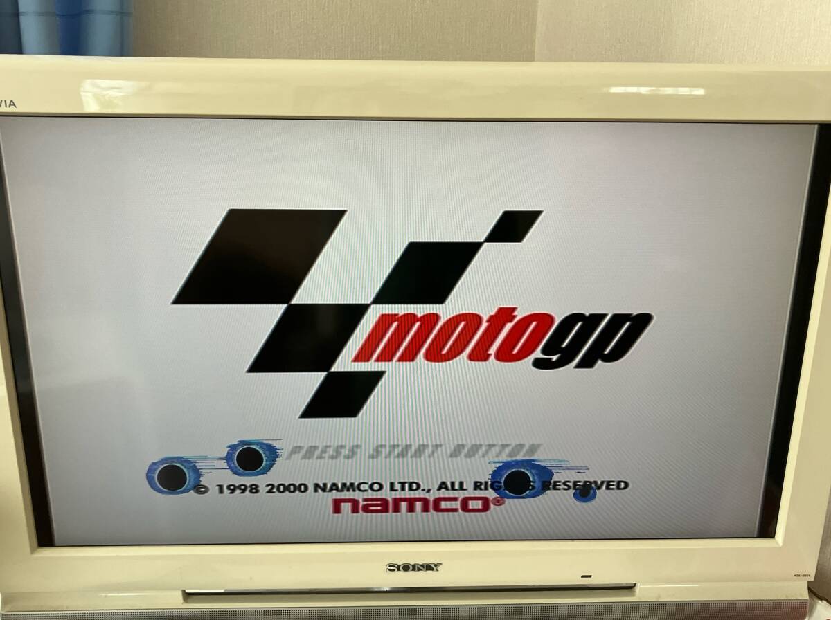 24-PS2-118　プレイステーション2　Moto GP　動作品　PS2　プレステ2　☆ヤニ臭あり