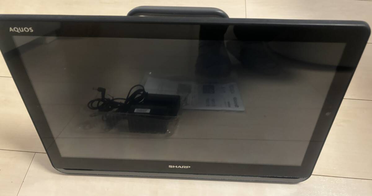 【訳あり】SHARP AQUOS 2T-C16AP 黒 ポータブルテレビ 録画機能500GB内蔵 防水 ワイヤレス お風呂TV の画像6