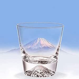 【morning place】 富士山 グラス タンブラー ロック 伝統的 木箱入り 結婚祝い プレゼント に (富士_画像2