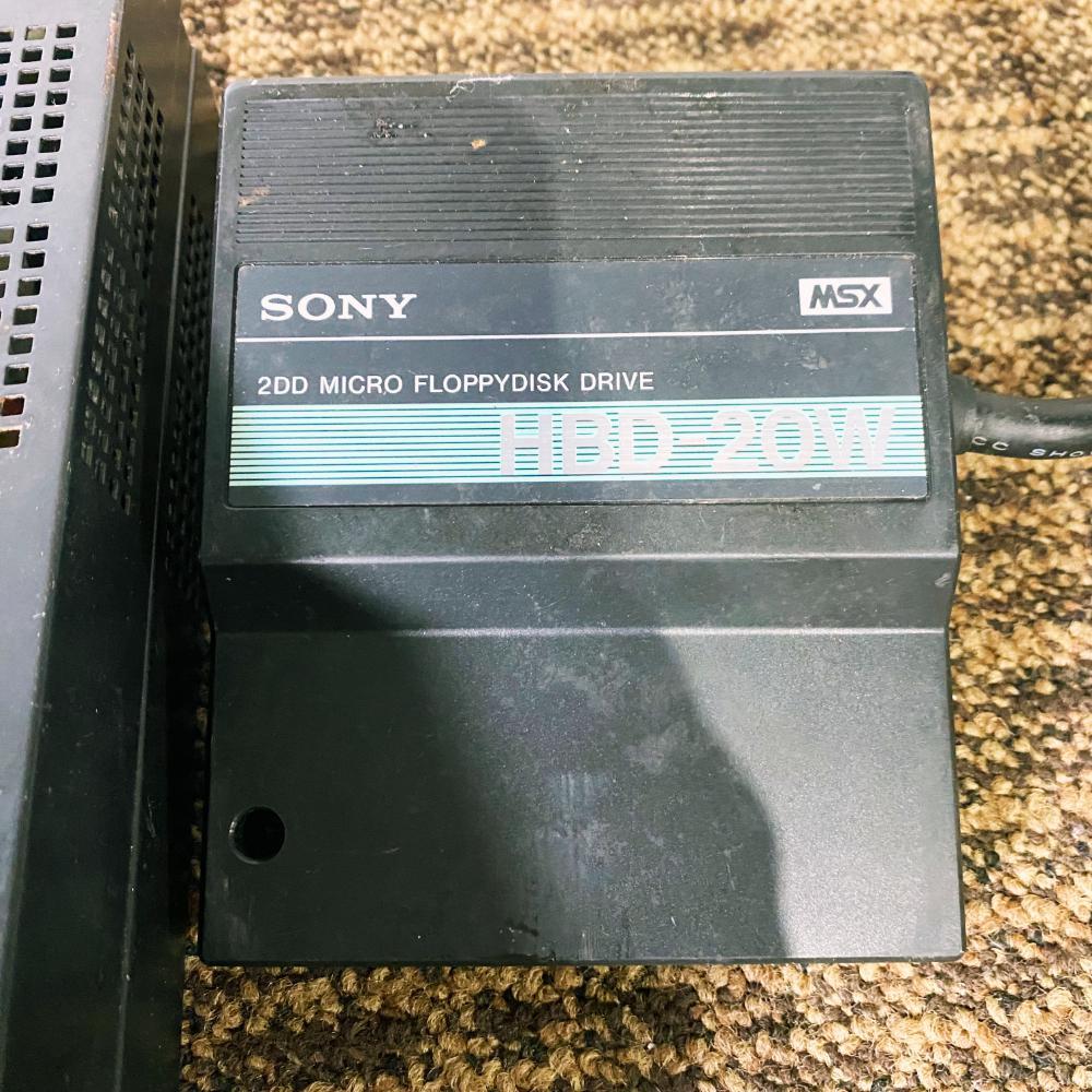 ★ 中古★SONY ソニー MSX用 マイクロフロッピーディスクドライブ 3.5インチ 外付けFDD【HBD-20W】DBPKの画像7