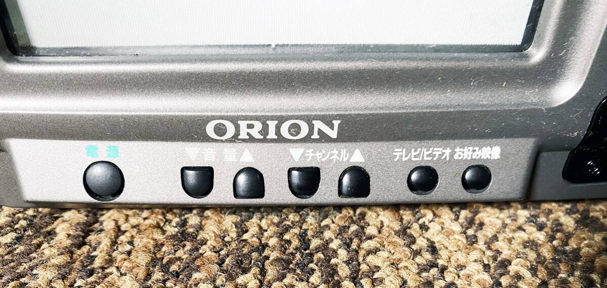 ◎★ 中古★ORION/オリオン 6型2電源カラーテレビ ポータブルテレビ ブラウン管 昭和レトロ【6CW2】D79Eの画像5