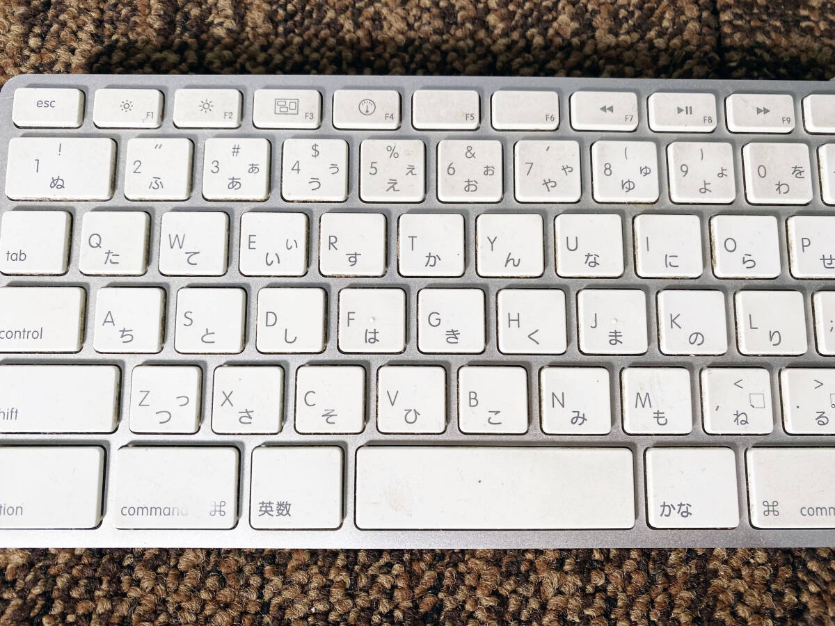 ★ 中古★Apple Keyboard MB110J/B A1243 アップル キーボード マウス【M5769/A1243】D7U7の画像8