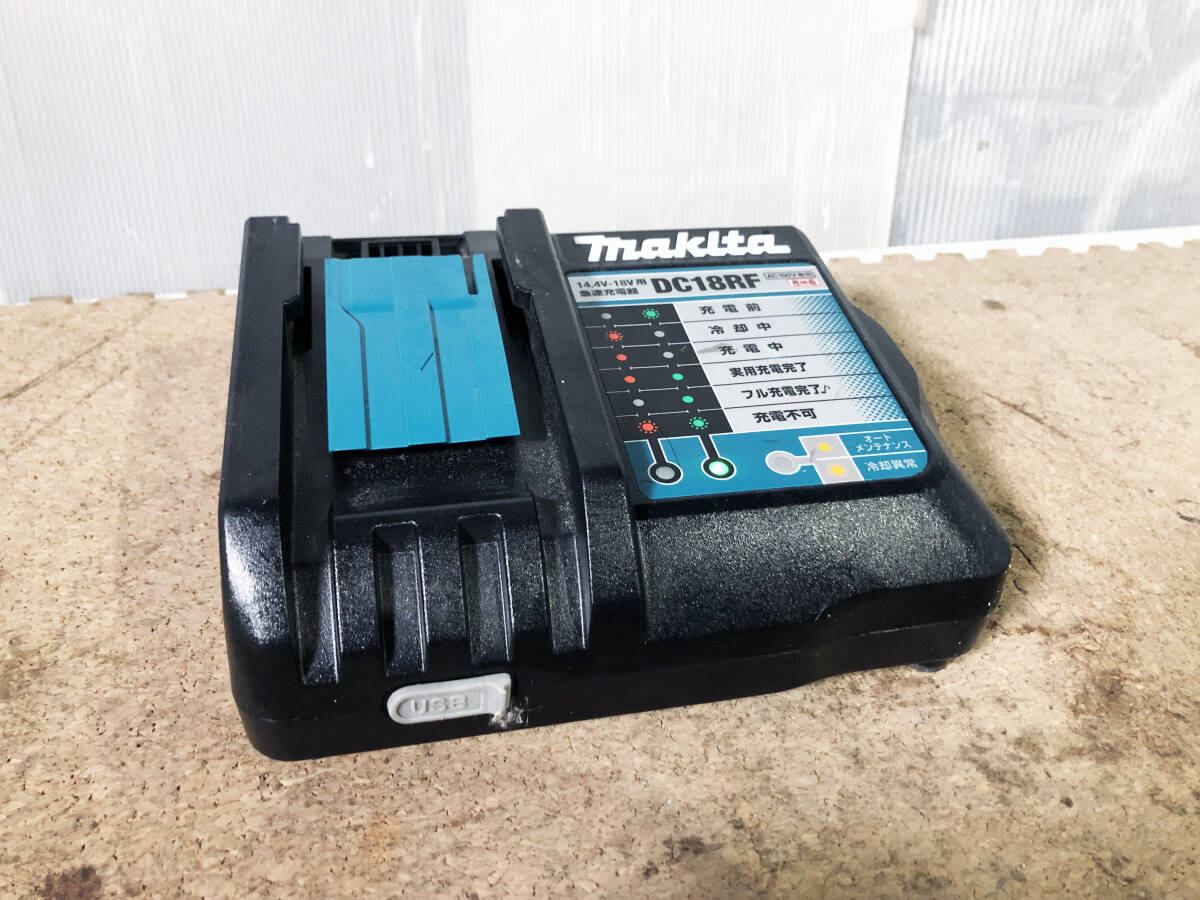 ◎★ 中古★makita/マキタ 純正 急速充電器 バッテリーチャージャー 本体のみ【DC18RF】D8KJの画像1