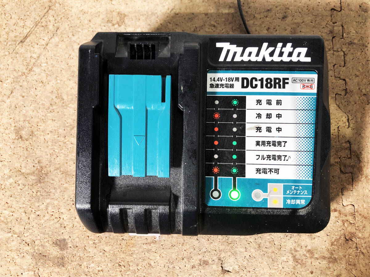 ◎★ 中古★makita/マキタ 純正 急速充電器 バッテリーチャージャー 本体のみ【DC18RF】D8KJの画像3