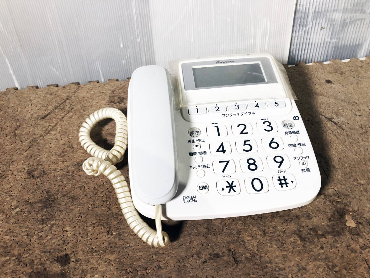 ** used *Pioneer/ Pioneer cordless telephone machine cordless phone white [TF-KZ2700]D9HP