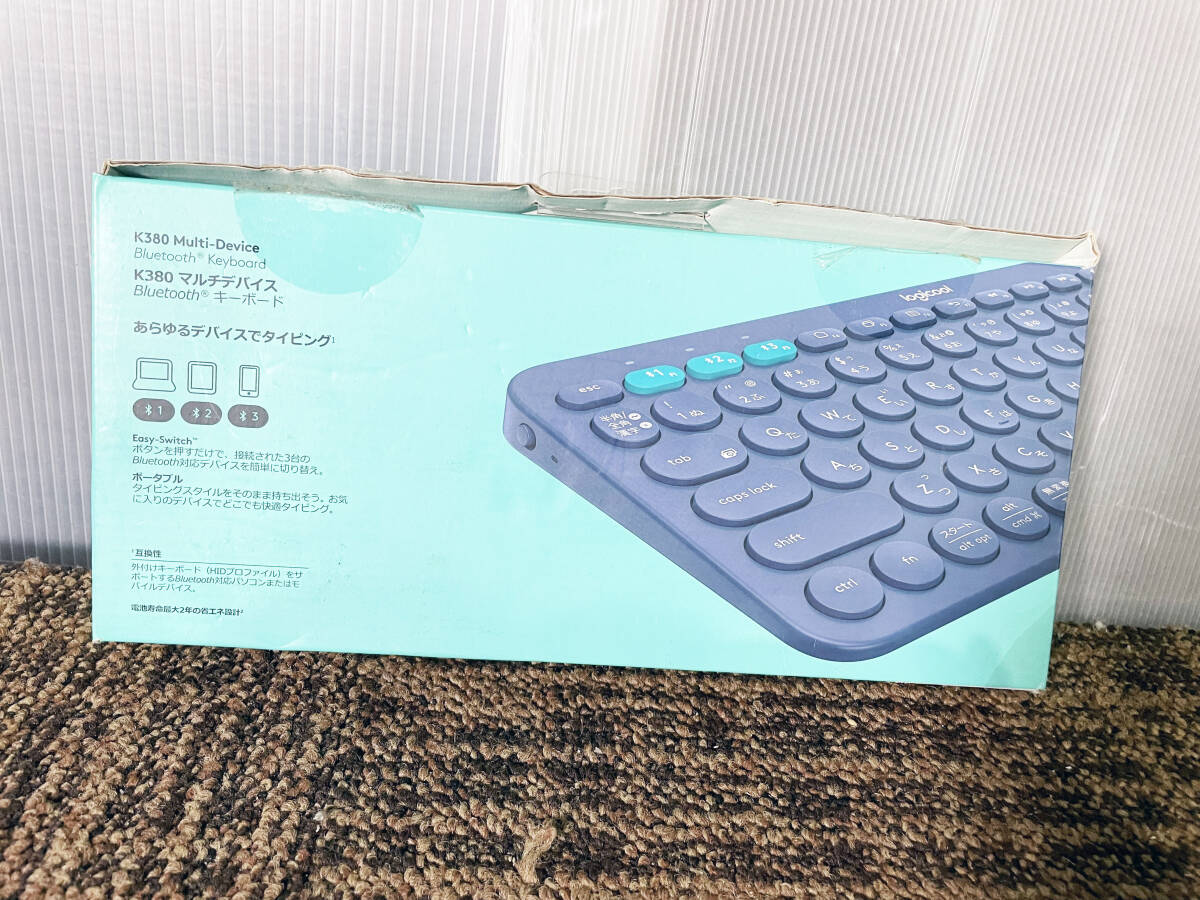 ★ 中古★logicool K380 Bluetooth マルチデバイス ワイヤレスキーボード【 K380】DBE1の画像10