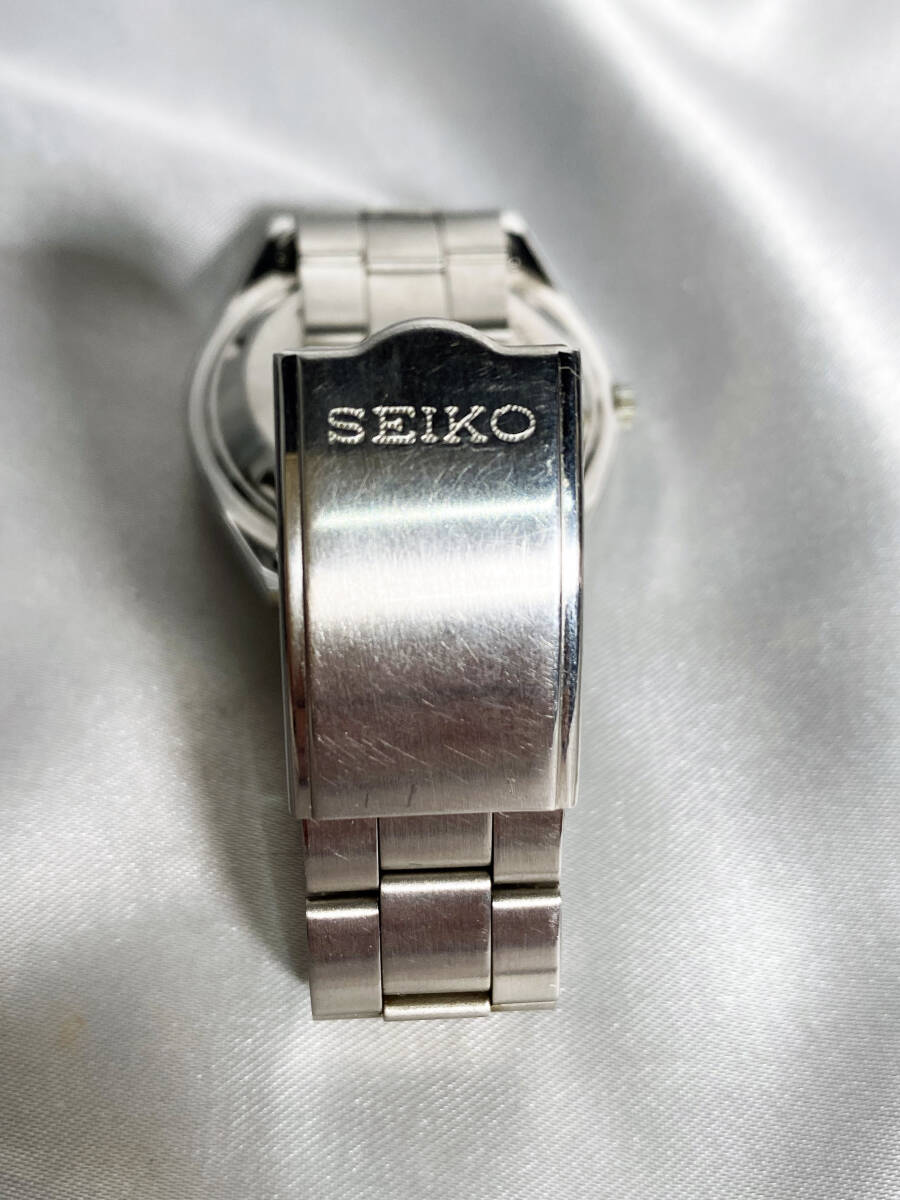 ★ 中古★SEIKO/セイコー　5 ファイブ 　腕時計　AT　自動巻き　白文字盤　シルバー 【7S26-0060】D7BG_画像8