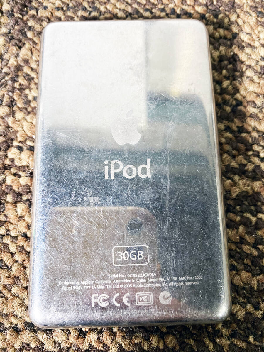 ◎★ 中古★Apple/アップル  iPod classic（アイポッド） 30GB デジタルオーディオプレーヤー ブラック【A1136】D8OUの画像7