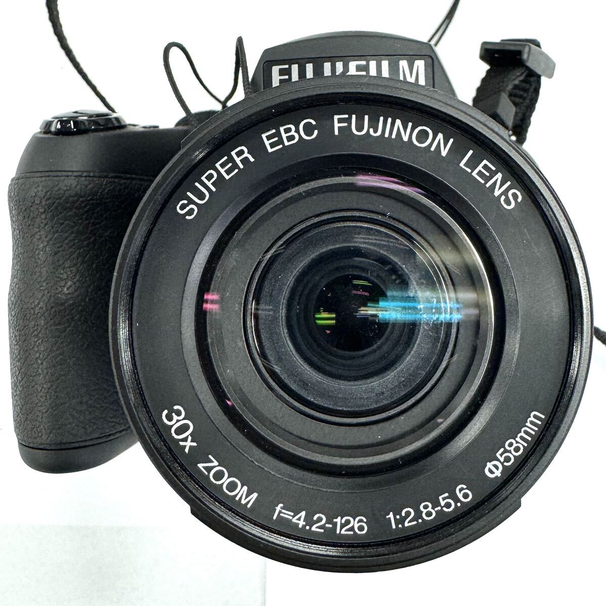 A0008 カメラ デジタルカメラ FUJIFILM 1A001459 SUPER EBC FUJINON LENS 30×ZOOM f＝4.2-126 1:2:8-5.6 58mm ジャンク品 訳あり 中古の画像2