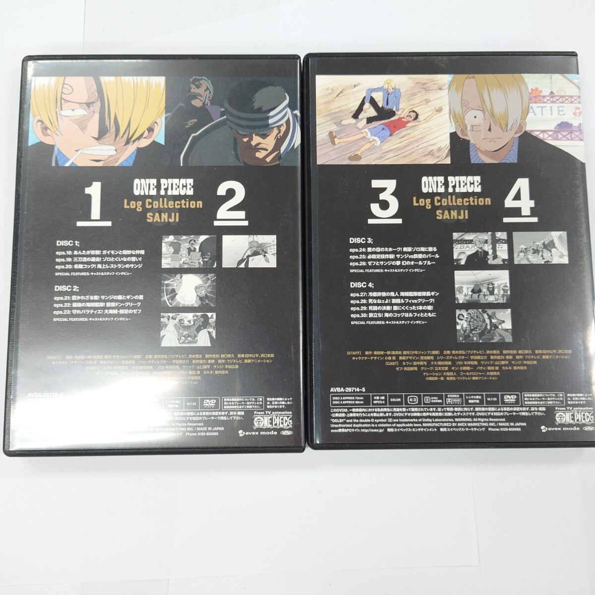 I824 DVD ONE PIECE Log Collection まとめ EAST BLUE LOGUE TOWN NAMI SANJI ワンピース ナミ サンジ 中古 ジャンク品 訳ありの画像9