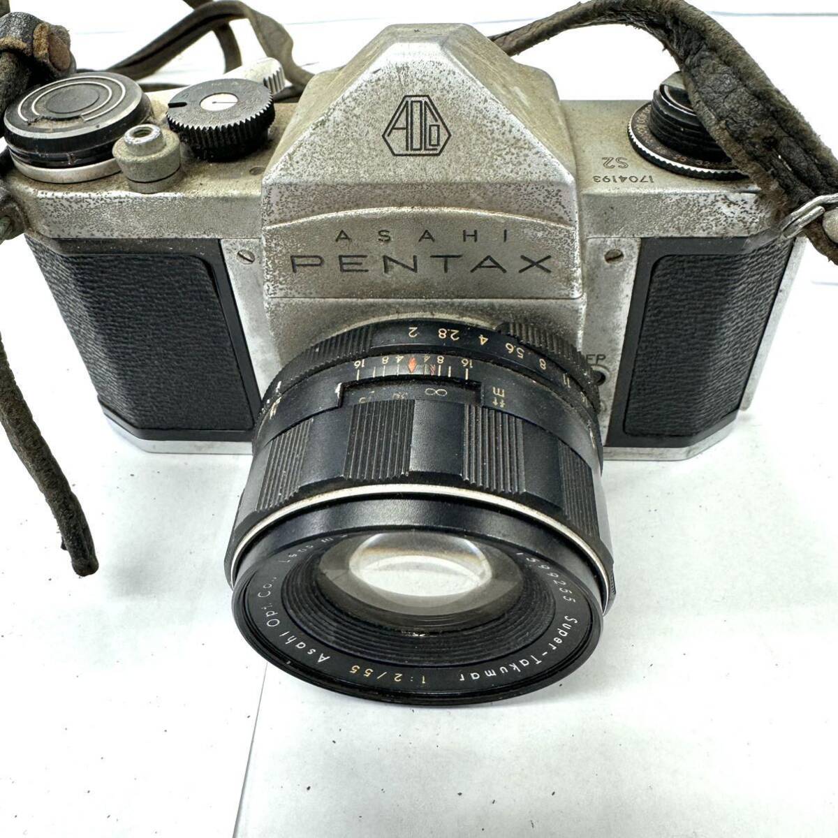 A0038 カメラ まとめ フィルムカメラ ミノルタ minolta SR-7 1:4 f=35mm PENTAX S2 1:2/55 minolta Uniomat ジャンク品 中古 訳ありの画像5
