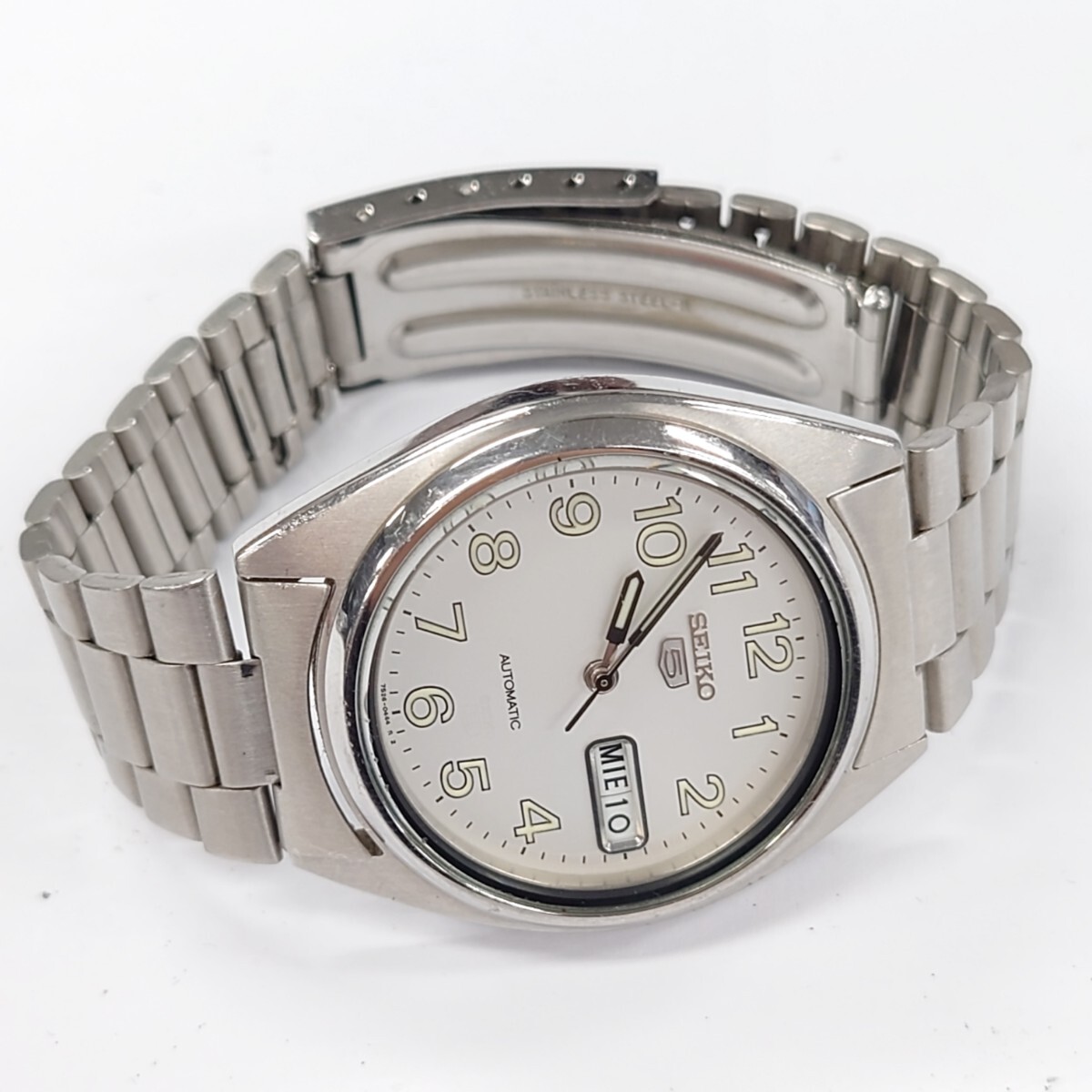 I891 腕時計 SEIKO 5 AUTOMATIC TS26-0464 R2 セイコー 自動巻き 中古 ジャンク品 訳ありの画像9