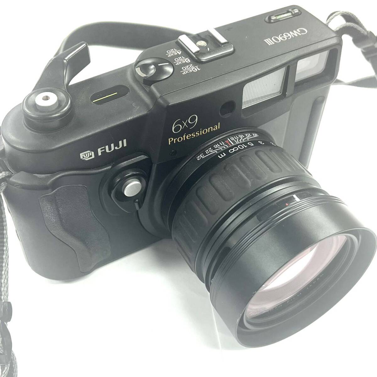 N386 フィルムカメラ FUJIFILM GW690III 6x9 Professional EBC FUJINON 1:3.5 f=90mm ジャンク品 中古 訳ありの画像10