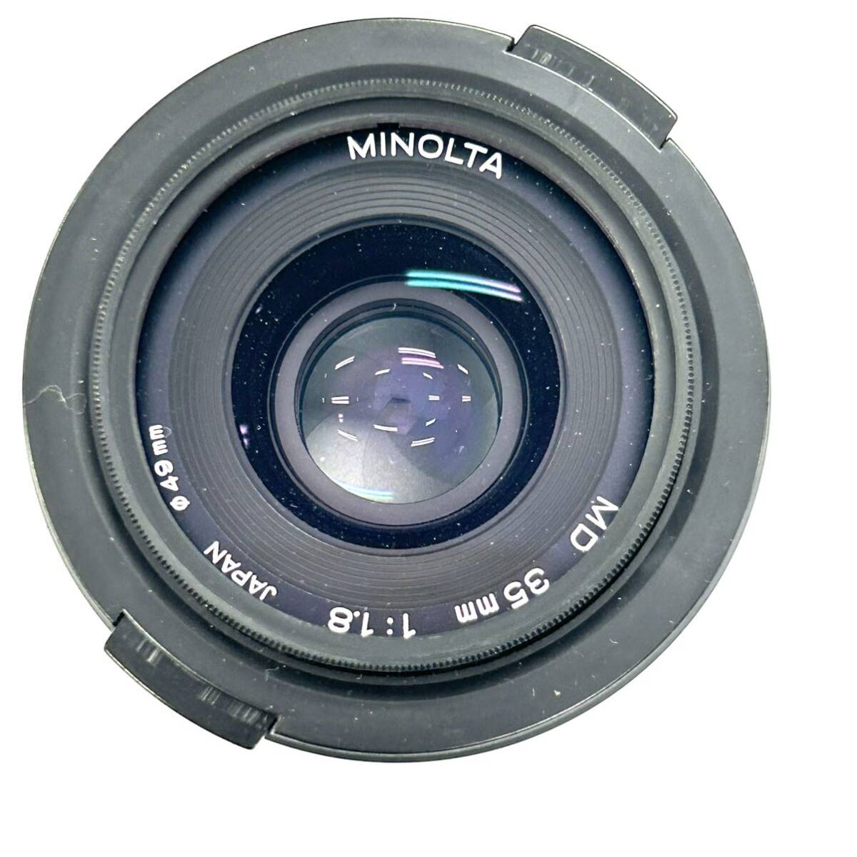 Y541 レンズ MINOLTA ミノルタ MD 35mm 1:1.8 8002673 ジャンク品 中古 訳ありの画像2