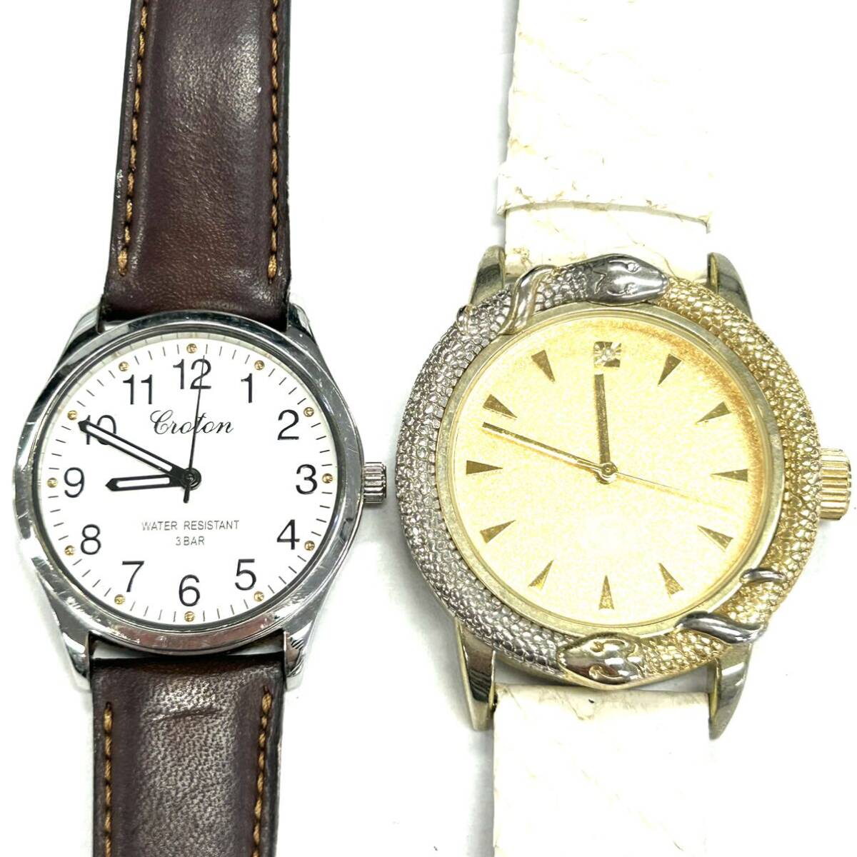 Y548 腕時計 懐中時計 まとめ SEIKO セイコー CROTON クロトン Lude POLO ジャンク品 中古 訳ありの画像3