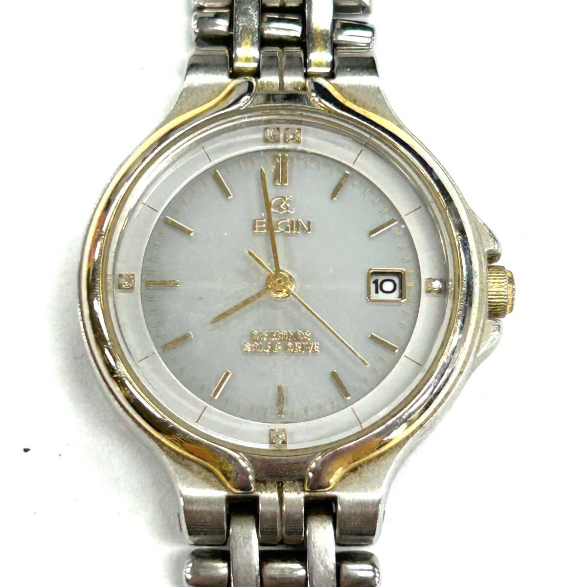 Y552 腕時計 ELGIN エルジン FK-968-C 97110387 ジャンク品 中古 訳ありの画像2