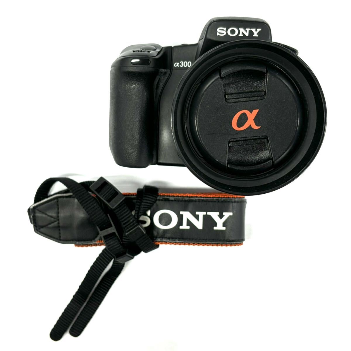 H2861 カメラ デジタルカメラ SONY ソニー a300 DSLR-A300 Li-ion 0.38m/1.3ft MACRO DT 3.5-5.6/18-70 ф55 ジャンク品 中古 訳ありの画像1