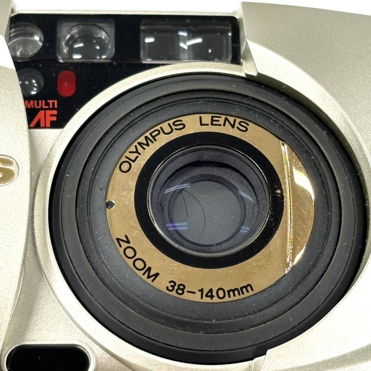 H2865 カメラ フィルムカメラ OLYMPUS オリンパス μ [mju:] ZOOM 140 DELUXE 38-140mm ジャンク品 中古 訳ありの画像10