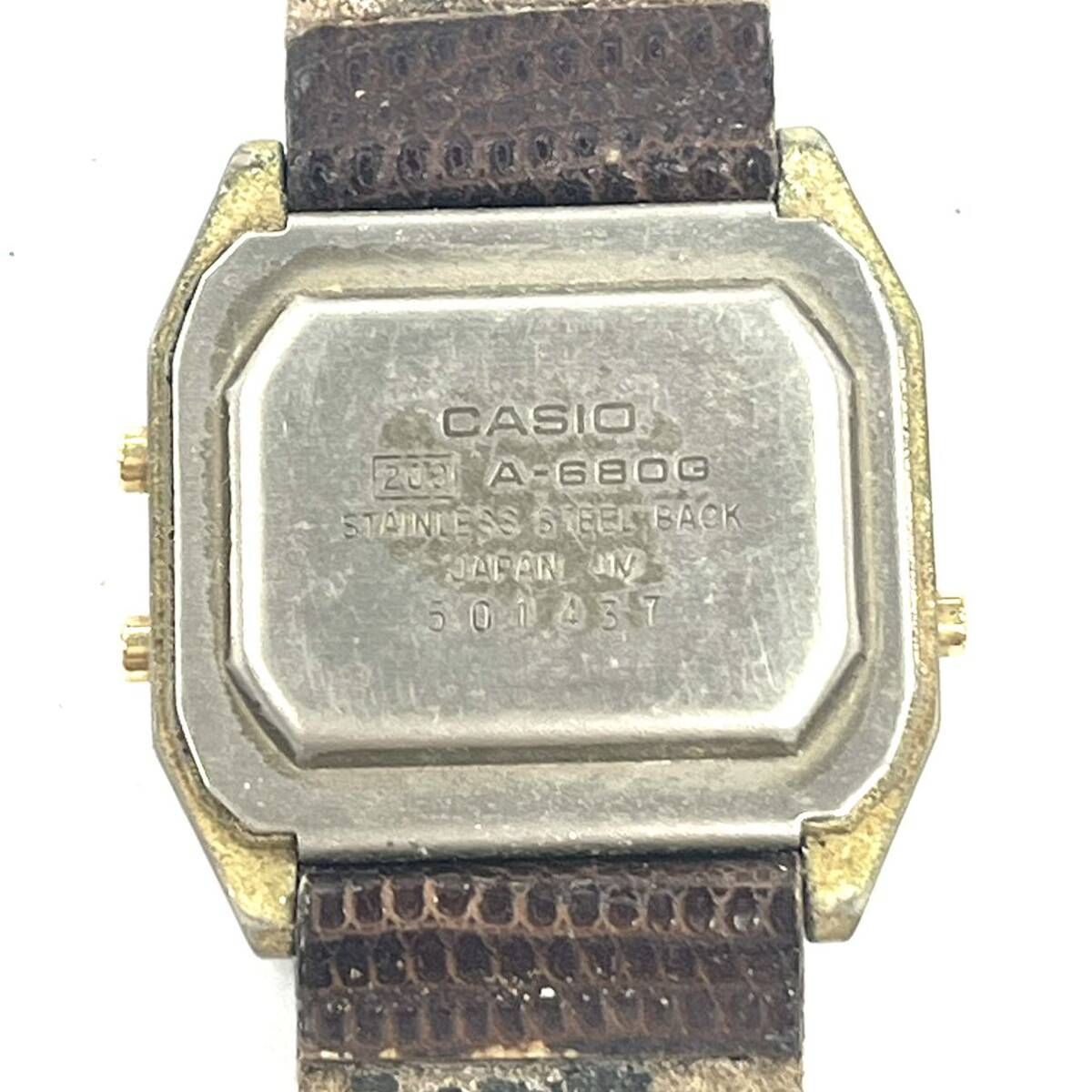 N411 腕時計 まとめ CASIO カシオ CITIZEN シチズン VEGA Johnny Blues クォーツ ジャンク品 中古 訳ありの画像3