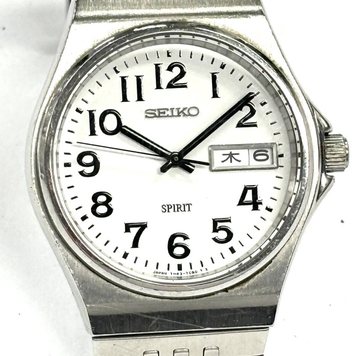 H2882 腕時計 SEIKO セイコー SPIRIT 7N43-7B70 ジャンク品 中古 訳あり_画像3