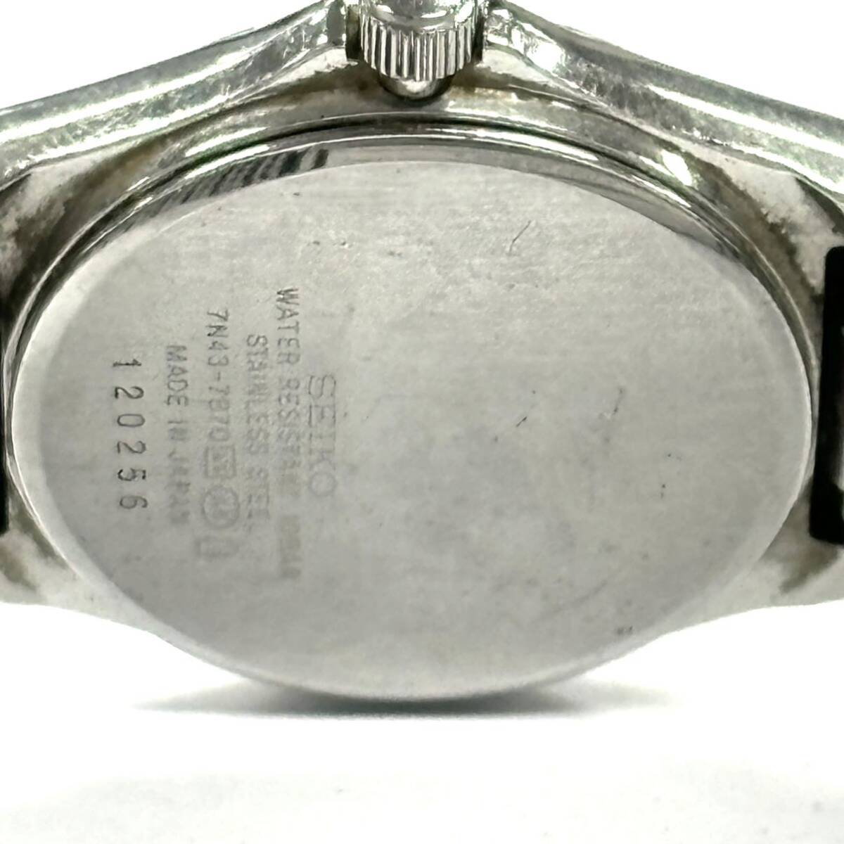 H2882 腕時計 SEIKO セイコー SPIRIT 7N43-7B70 ジャンク品 中古 訳あり_画像4