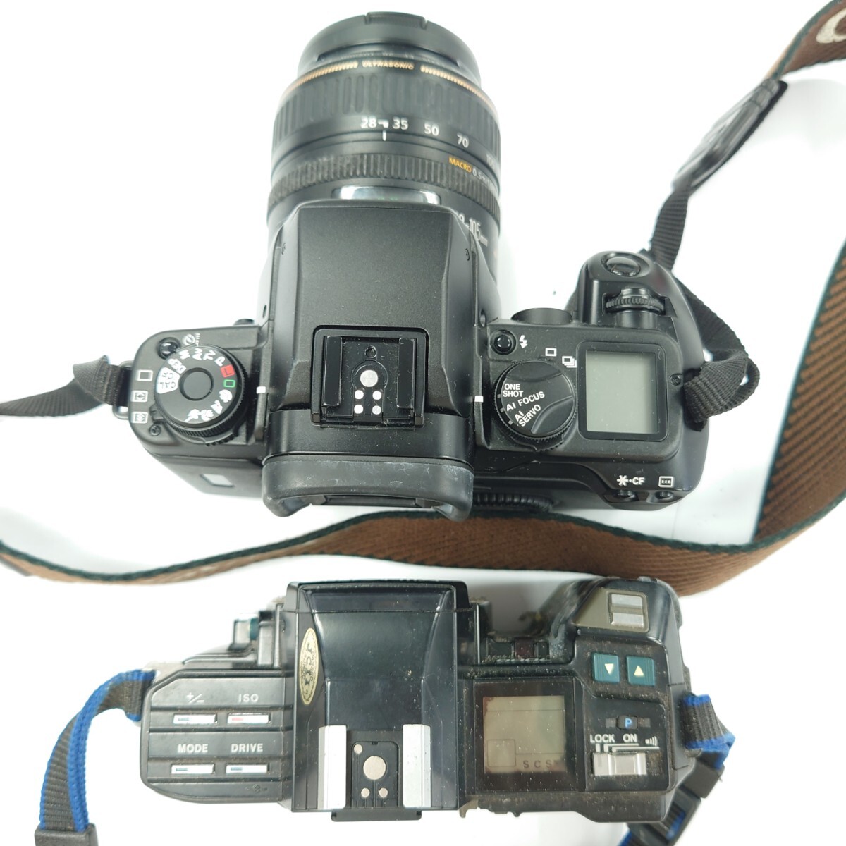 I954 カメラ まとめ SHARP VL-MR1 MINOLTA 7000 Canon EOS 55 ZOOM LENS EF 28-105mm 1:3.5-4.5 デジカメ 中古 ジャンク品 訳あり