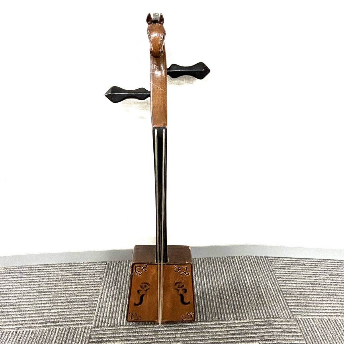 Y577 музыкальные инструменты этнический музыкальный инструмент лошадь голова кото утиль б/у с некоторыми замечаниями 