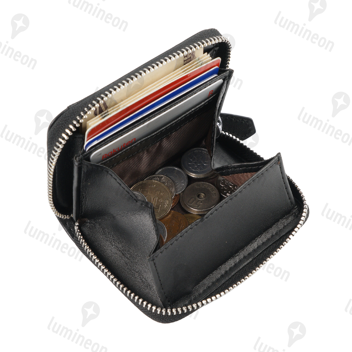 ミニ財布 コインケース スキミング防止 本革 小銭入れ コンパクト 小型 取り出しやすい おしゃれ 運気 金運 レディース メンズ g067f 1