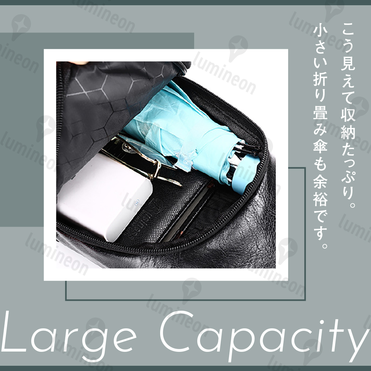 新品アウトレット ボディバッグ メンズ コード穴 多機能 撥水 大きめ 黒 レザー カバン ショルダー バッグ ブラック 20代-50代 g045aA 3