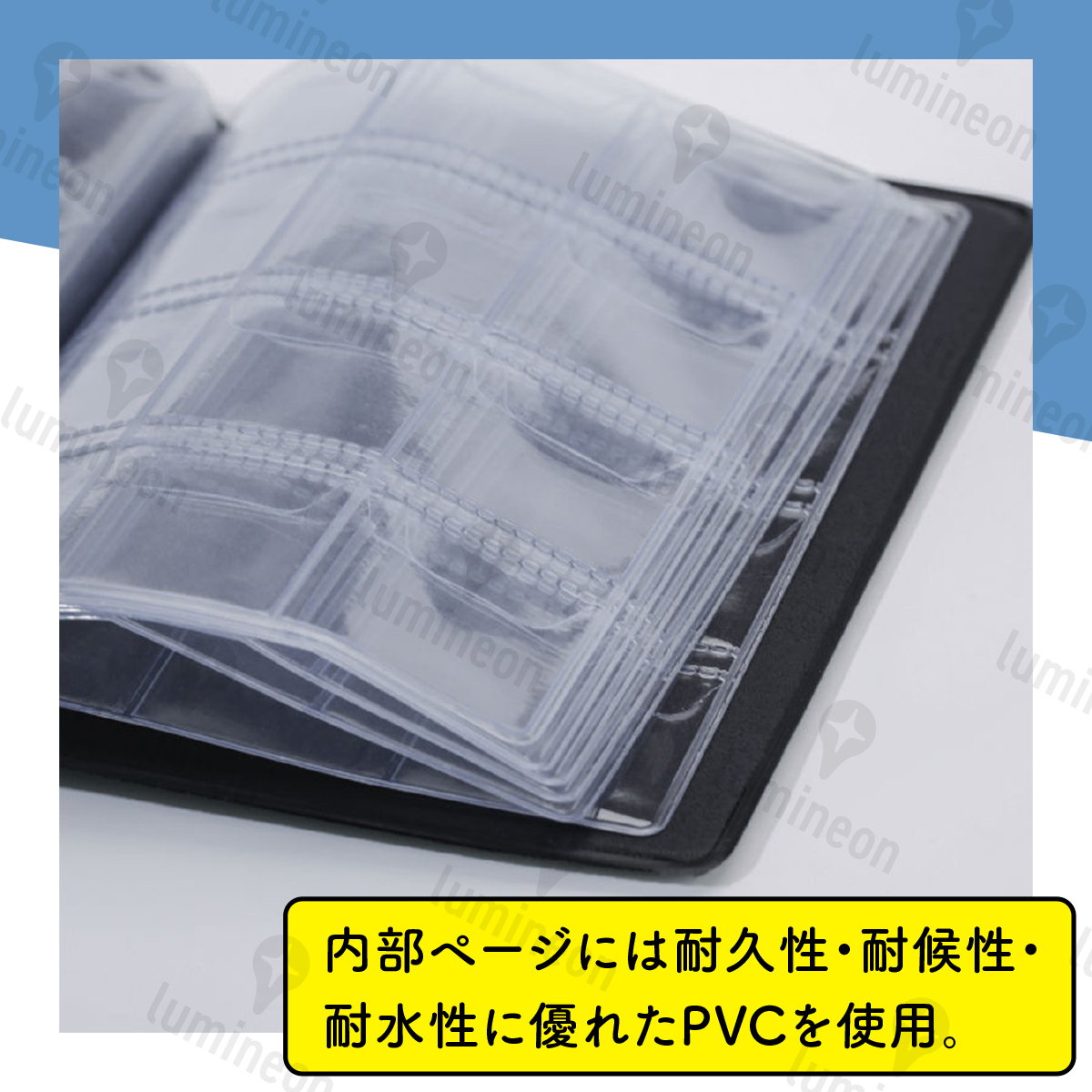 コイン アルバム ホルダー 120枚 令和 収納 コレクション ケース 収集 仕分け 整理 保管 保存 メダル 平成 昭和 記念硬貨 古銭 g192b 1_画像4