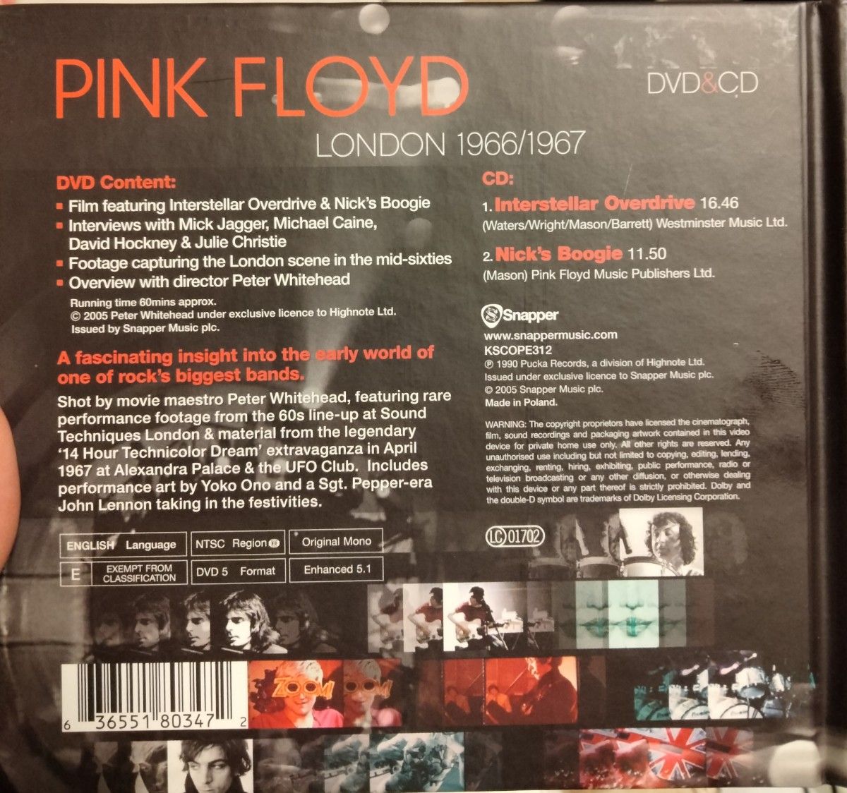 DVD付 ピンクフロイド　pink floyd london 1966 1967 プログレッシブロック