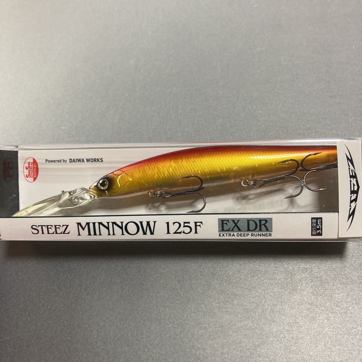 【新品 未使用】 ダイワ スティーズミノー DAIWA STEEZ MINNOW 125F EX DR スポーニングゴーストの画像2