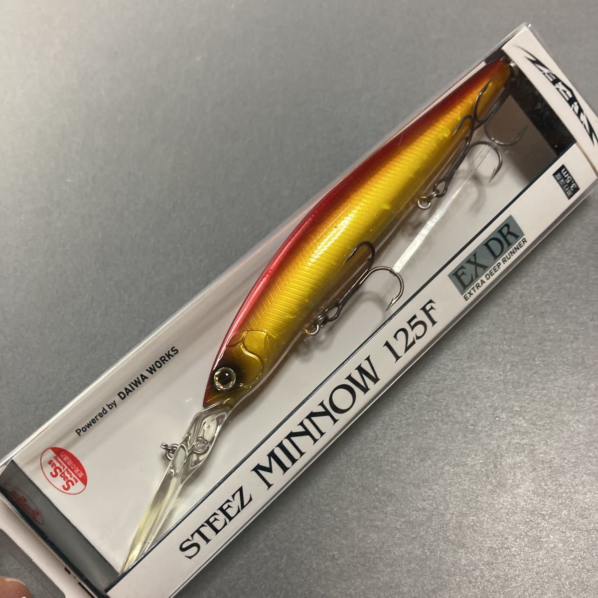 【新品 未使用】 ダイワ スティーズミノー DAIWA STEEZ MINNOW 125F EX DR スポーニングゴーストの画像1