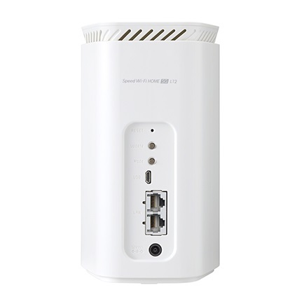 《訳アリ》 新古品 speed Wi-Fi HOME 5G L12 ホームルーター ネットワーク制限「-」の画像3