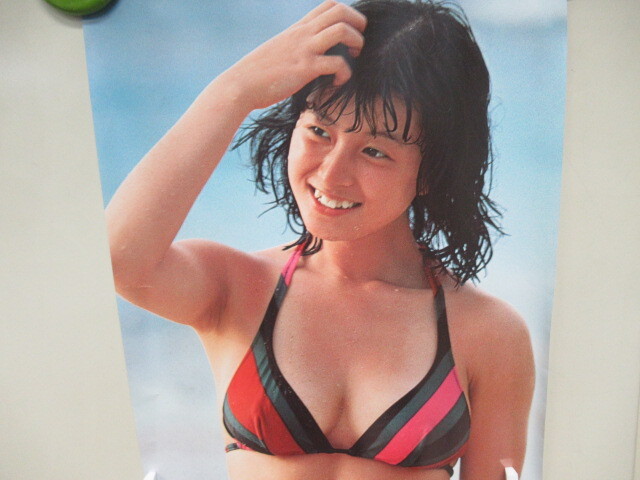 ★「河合奈保子」 コロムビアレコード  ポスター ◎水着の画像2
