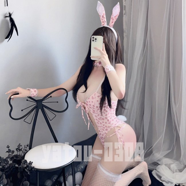 G839 sexy Ran Jerry передний открытие высокий ноги Leotard открытый черный chi костюм кролика костюмы Night одежда 