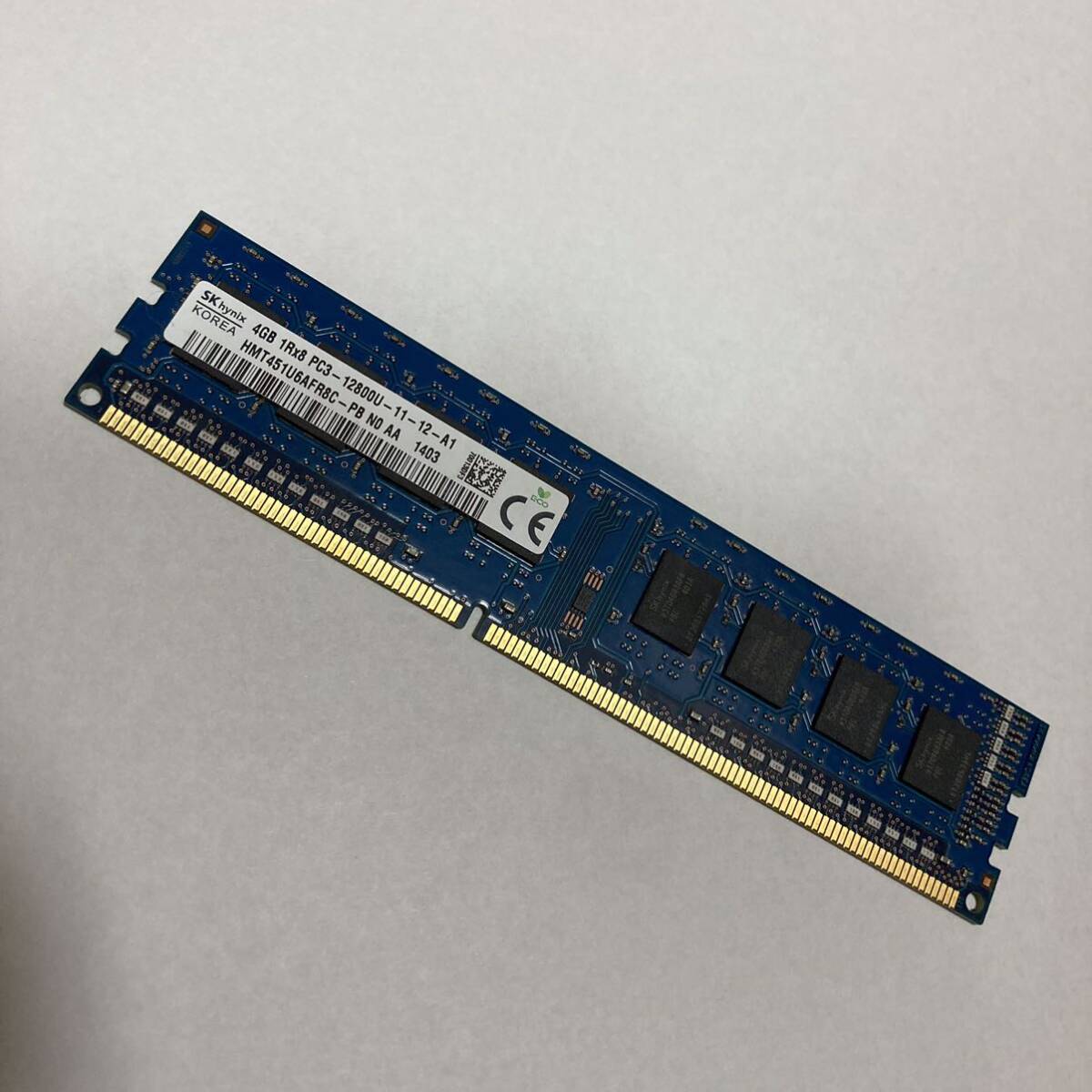 SKhynix 4GB 1Rx8 PC3-12800U_画像1