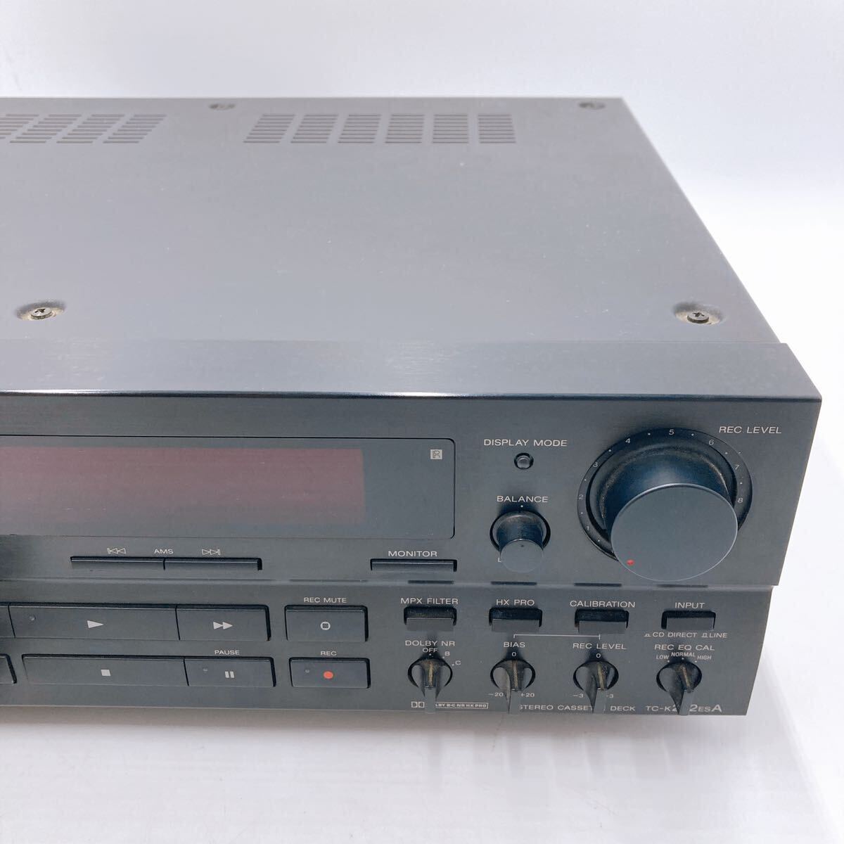 SONY ソニー TC-K222ESA カセットデッキ ステレオ STEREO CASSETTE DECK 通電確認済みの画像4