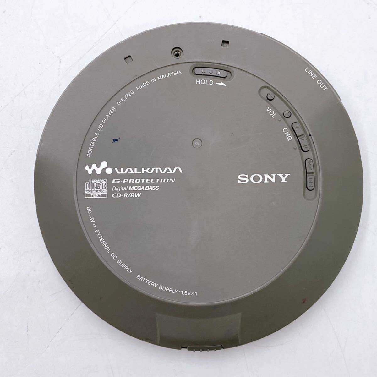 動作品 SONY ソニー CDウォークマン WALKMAN CDプレーヤー ポータブルCDプレーヤー D-EJ720の画像3