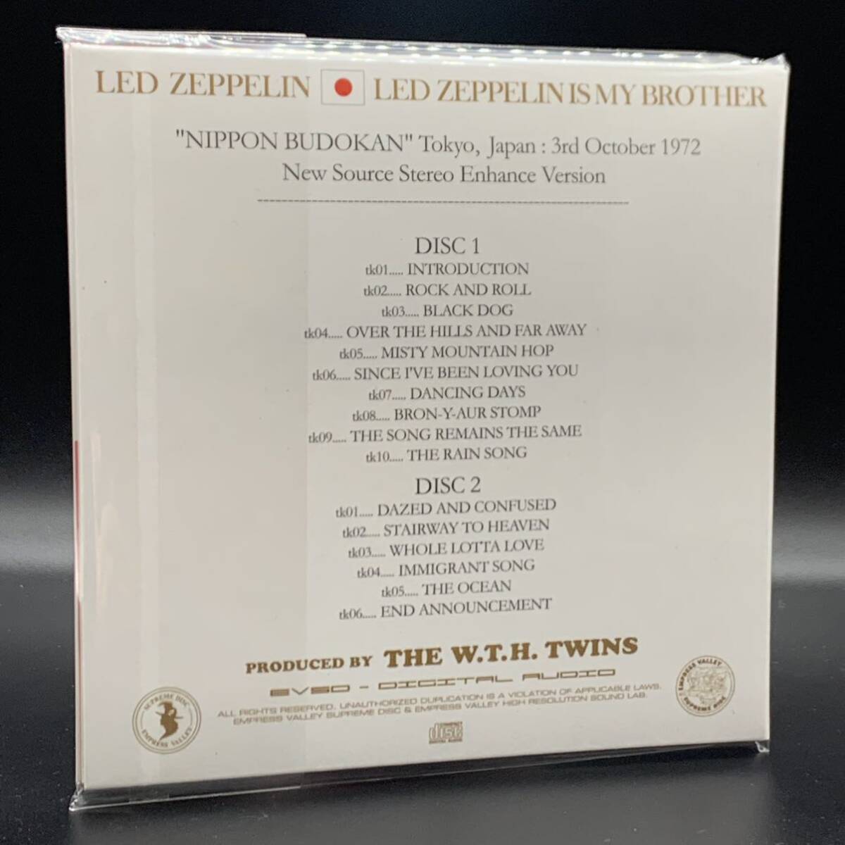 LED ZEPPELIN / LIVE AT BUDOKAN 1972「ジェット・ストリーム」(4CD BOX) 完全初登場超高音質マスター！間違いなく決定盤！完売必至！_画像6