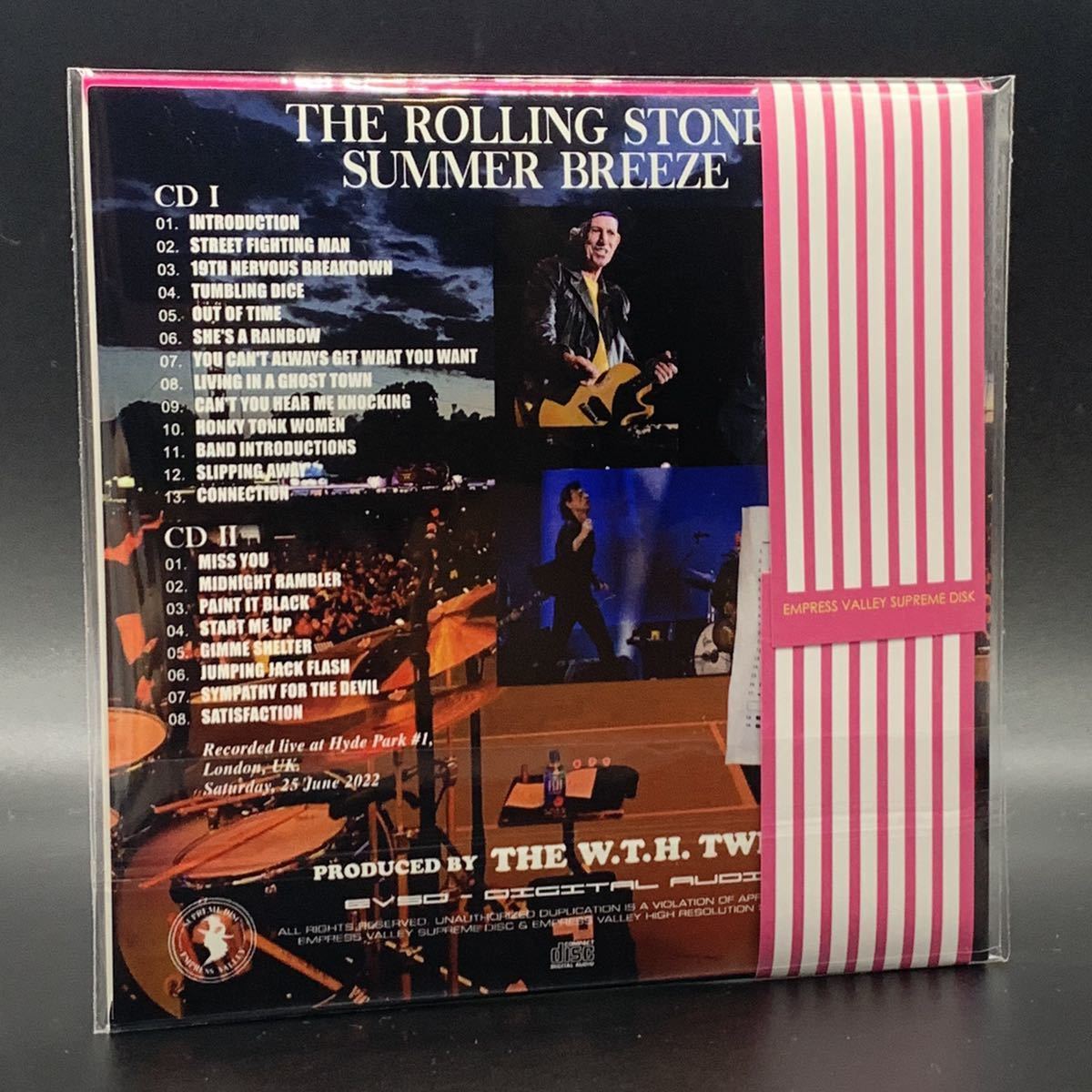 THE ROLLING STONES : SUMMER BREEZE HYDE PARK #1 2022年ハイドパーク初日！EMPRESS VALLEY SUPREME DISKの画像2