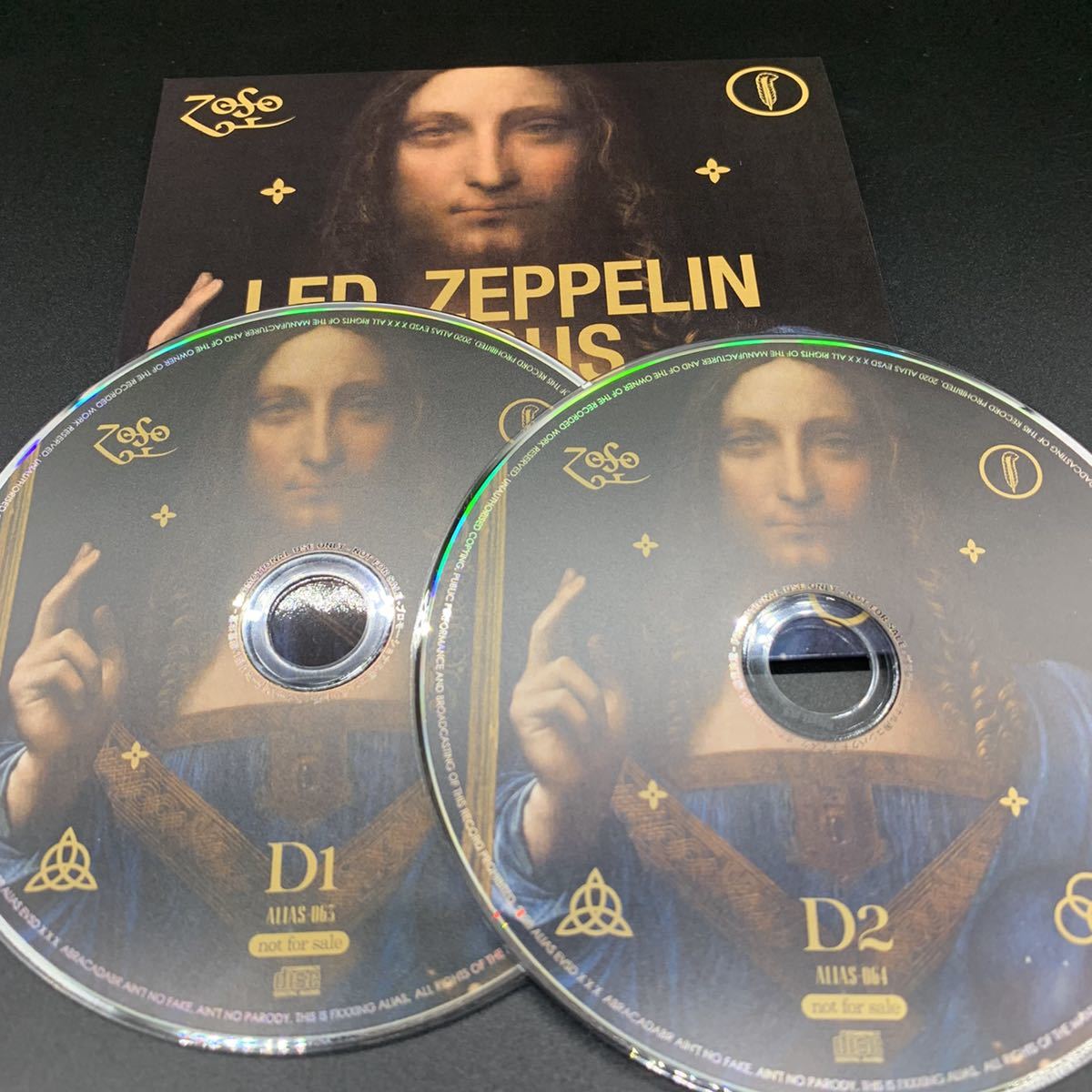 LED ZEPPELIN : JESUS 「ジュデアのジェズス」 2CD 工場プレス銀盤CD 1970 MONTREUX 限定盤！の画像5