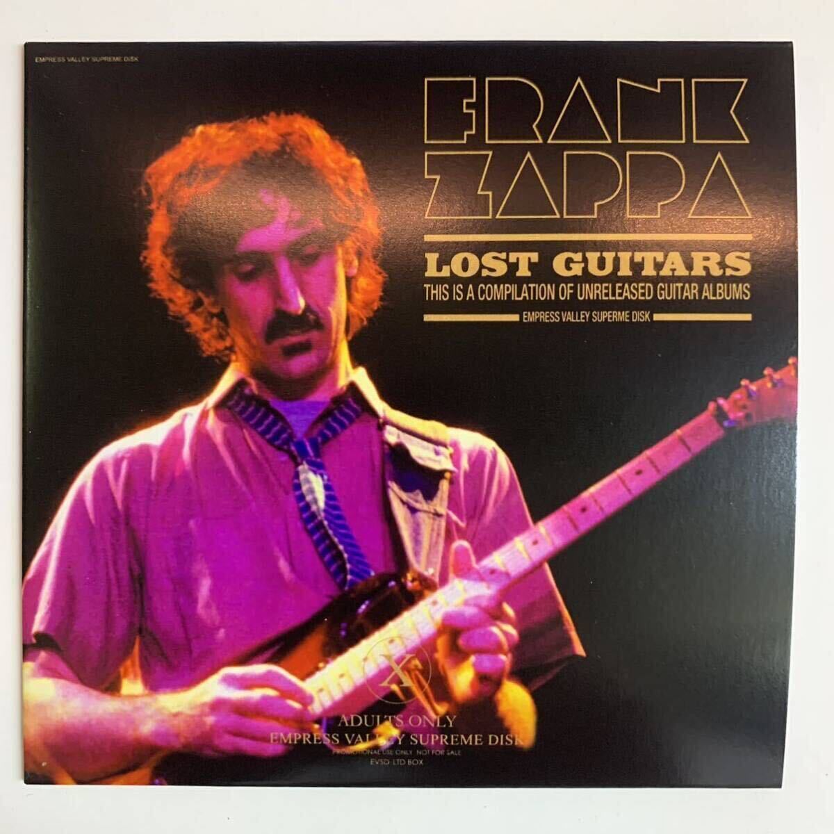 FRANK ZAPPA : THE LOST GUITARS - This is a compilation of unreleased guitar albums「失われたギター」嬉しい再入荷！最高だ！プレス盤の画像2