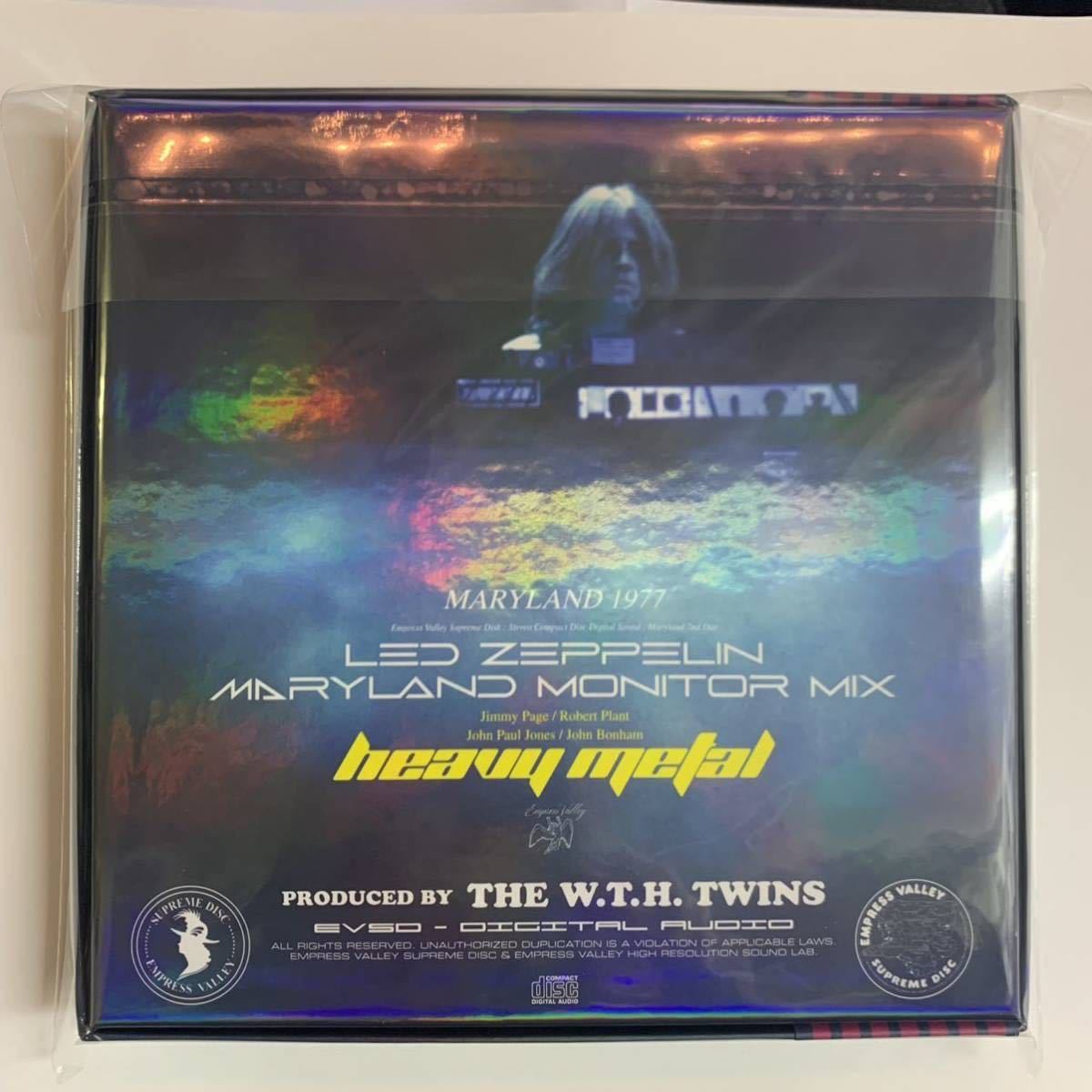 LED ZEPPELIN : HEAVY METAL Maryland Monitor Mix 5CD Box Set! 100set only! 世界初登場音源となるモニターミックスSBDを収録！大特価！