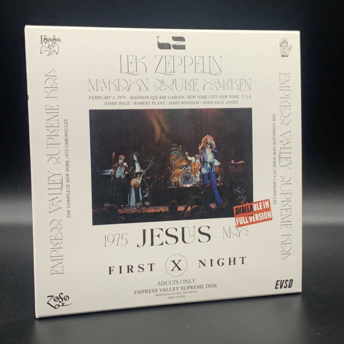 LED ZEPPELIN / JESUS「イスカリオテの黒い罌粟」(9CD BOX) 1975 MSG Arties Recording限定100セット！豪華金の箔押し！Empress Valley New_画像5