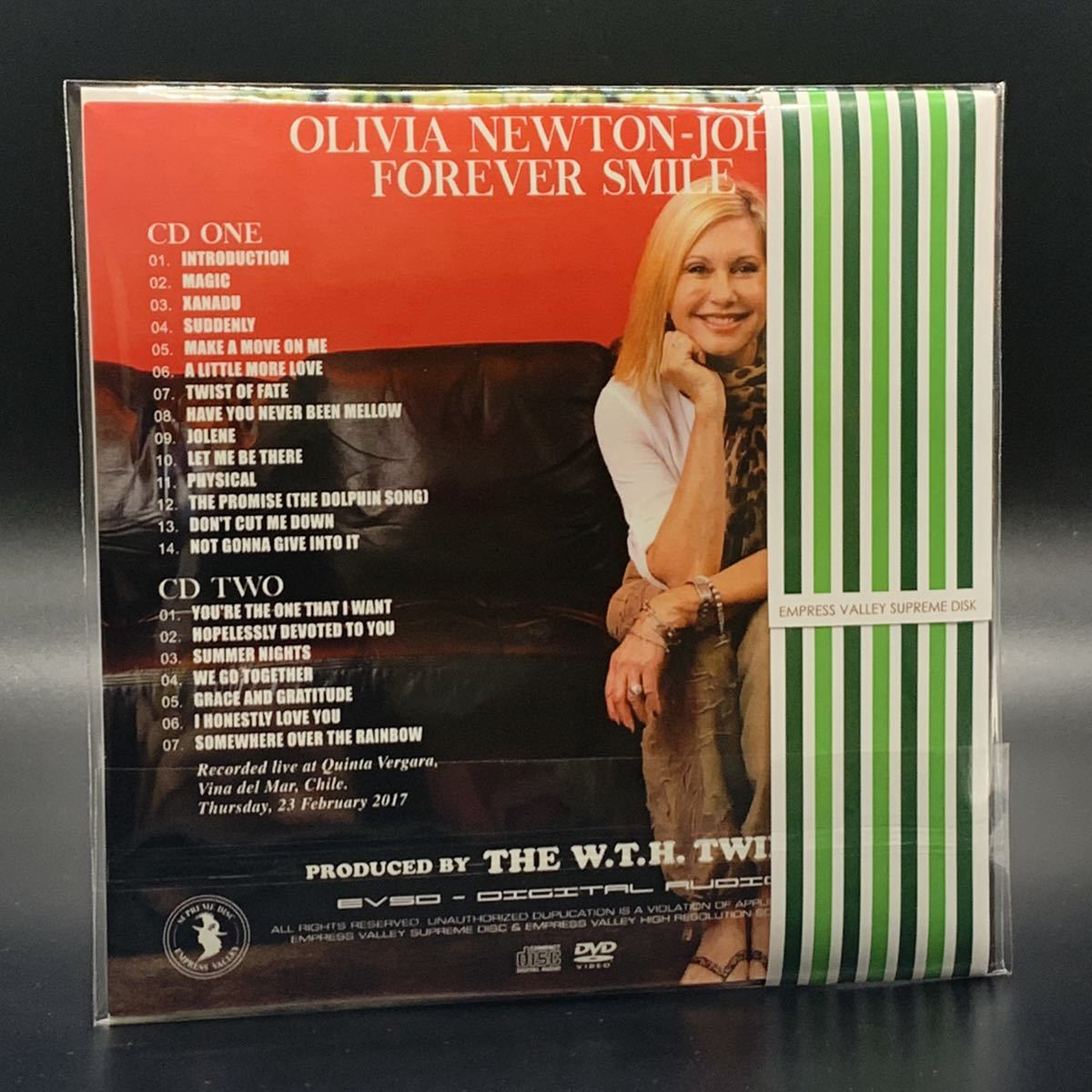 OLIVIA NEWTON-JOHN : FOREVER SMILE「永遠の微笑み」追悼盤 2017年ラストツアー！ 2CD＋DVD EMPRESS VALLEY SUPREME DISKの画像2