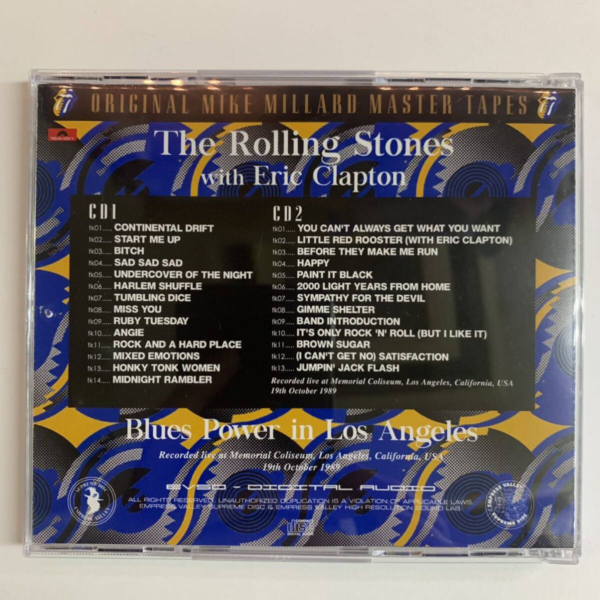  новый продукт!THE ROLLING STONES with ERIC CLAPTON / BLUES POWER IN LOS ANGELES(2CD) первый появление Mike * зеркало do источник звука! тормозные колодки c сбор.!