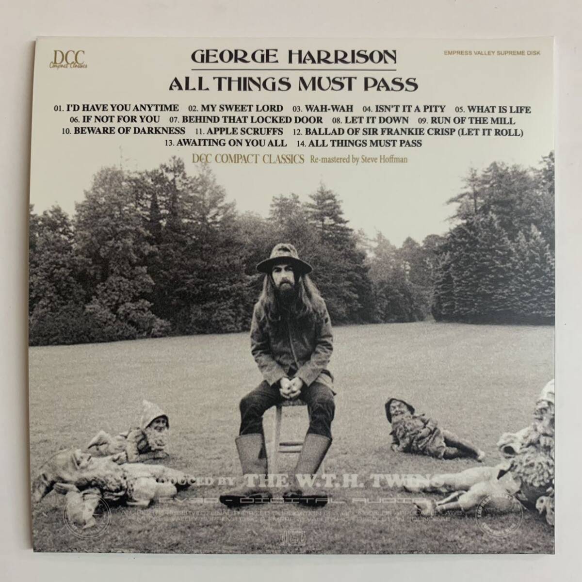 GEORGE HARRISON / ALL THINGS MUST PASS DCC COMPACT CLASSICS Remastered by Steve Hoffman (CD) 「帯付き紙ジャケット仕様限定盤」の画像5