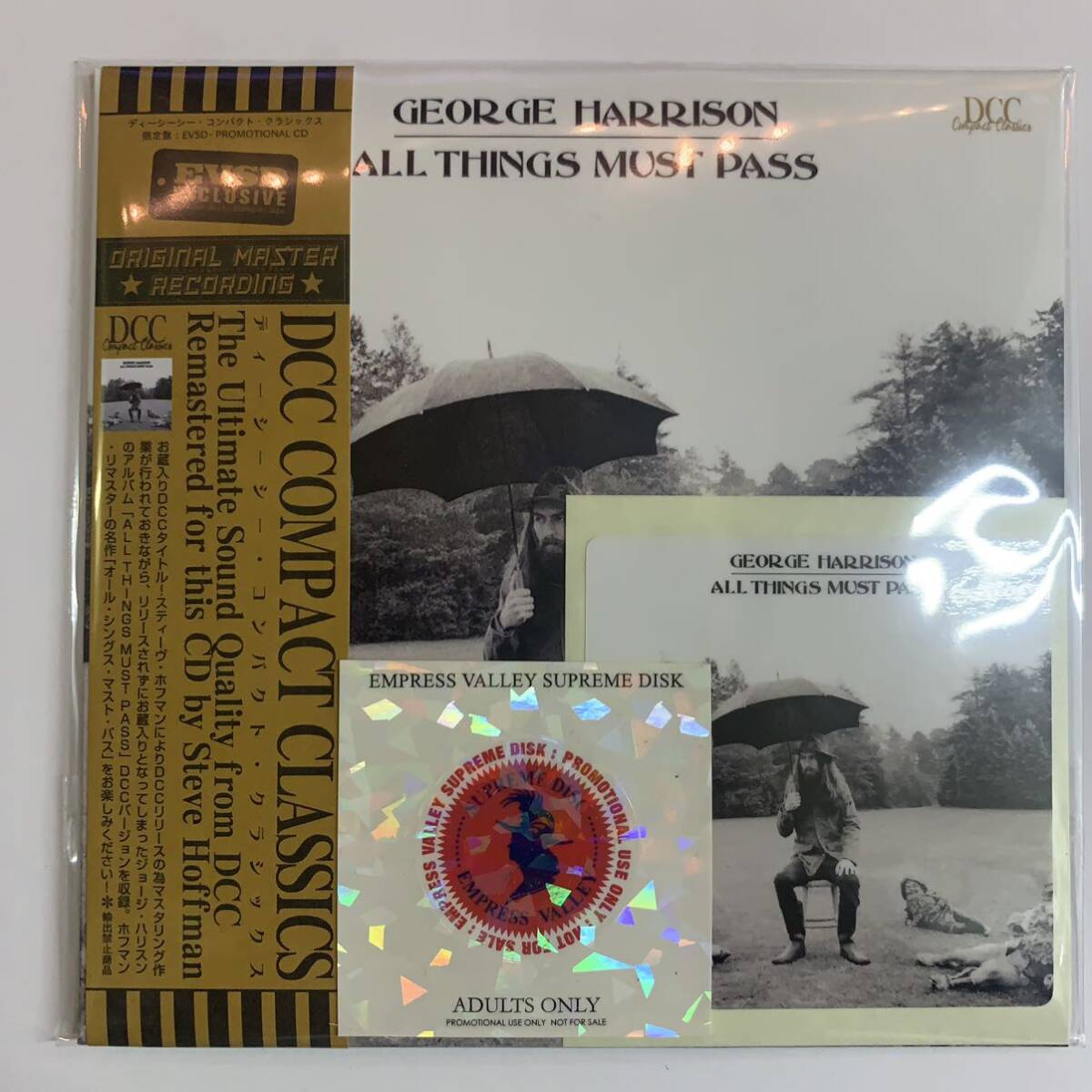GEORGE HARRISON / ALL THINGS MUST PASS DCC COMPACT CLASSICS Remastered by Steve Hoffman (CD) 「帯付き紙ジャケット仕様限定盤」_画像1